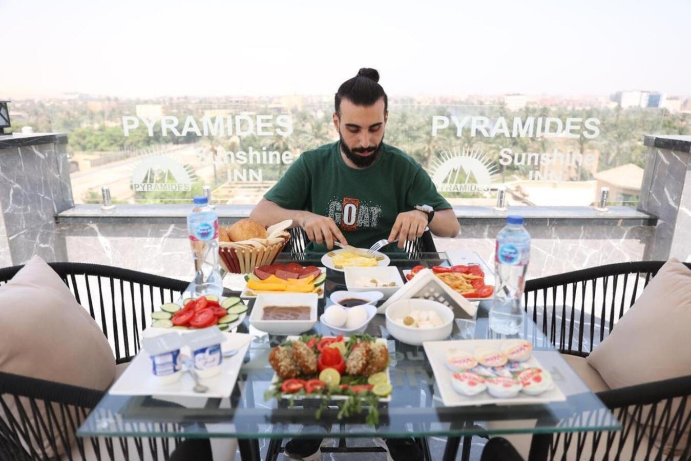 Hotel Pyramids Sunshine View Kafret el-Gabal Exterior foto